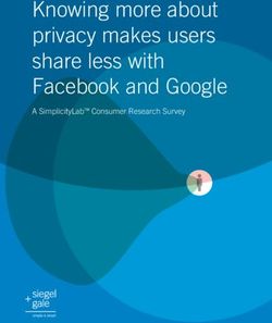 Knowing more about privacy makes users share less with Facebook and Google - A SimplicityLabTM Consumer Research Survey
