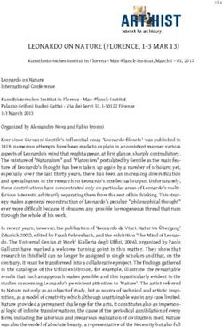 LEONARDO ON NATURE (FLORENCE, 1-3 MAR 13) - ArtHist.net