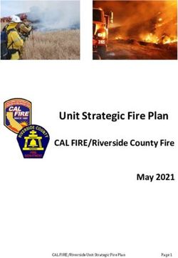 CAL FIRE/Riverside Unit Strategic Fire Plan - Unit Strategic Fire Plan CAL FIRE/Riverside County Fire