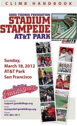 Sunday, March 18, 2012 AT&T Park San Francisco - CLIMB HANDBOOK - support.goodtidings.org