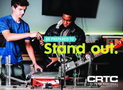 Stand out. BE PREPARED TO - Concord Regional Technical Center