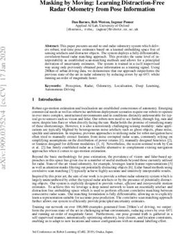 Masking by Moving: Learning Distraction-Free Radar Odometry from Pose Information