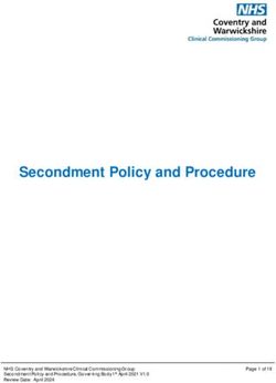 Secondment Policy and Procedure - Coventry & Warwickshire ...