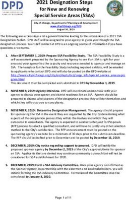 2021 Designation Steps for New and Renewing - City of Chicago