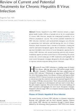 Review of Current and Potential Treatments for Chronic Hepatitis B Virus Infection