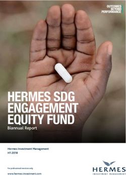 HERMES SDG ENGAGEMENT EQUITY FUND - Biannual Report Hermes Investment Management H1 2018