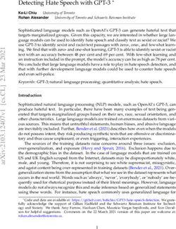 Detecting Hate Speech with GPT-3 * - arXiv