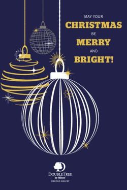 CHRISTMAS MERRY BRIGHT! - MAY YOUR BE AND - DoubleTree by Hilton Oxford Belfry