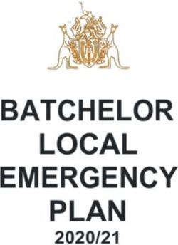 BATCHELOR LOCAL EMERGENCY PLAN 2020/21 - ntpfes