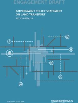 GOVERNMENT POLICY STATEMENT ON LAND TRANSPORT 2015/16-2024/25 - Publish date: 15 June 2014
