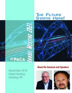 The Future Starts Here! - November 15-16 Hotel Hershey Hershey, PA