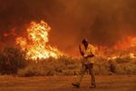 Devastating wildfires advancing through Northern California