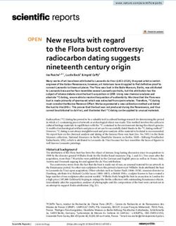 New results with regard to the Flora bust controversy: radiocarbon dating suggests nineteenth century origin - Nature