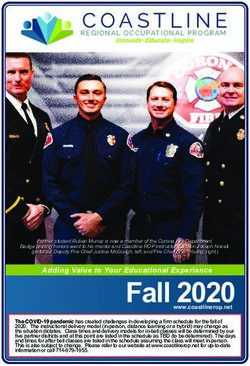 Fall 2020 - Coastline ROP
