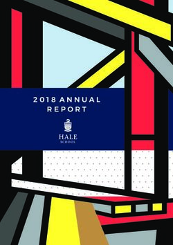 2018 ANNUAL - Hale School