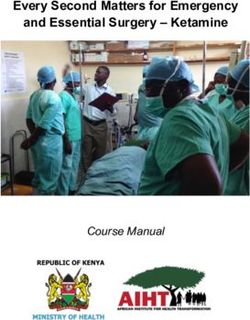 Every Second Matters for Emergency and Essential Surgery - Ketamine - Course Manual - Elrha