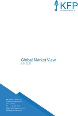 Global Market View July 2021 - KFPKEY FAMILY PARTNERS - Key Family Partners SA