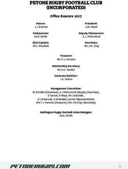 PETONE RUGBY FOOTBALL CLUB (INCORPORATED)