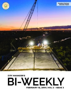 FEBRUARY 15, 2019 | VOL 3 - ISSUE 3 - Crosstown Parkway Extension Project - City of Port St. Lucie