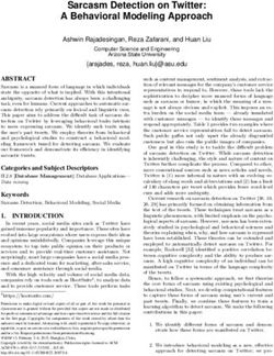 Sarcasm Detection on Twitter: A Behavioral Modeling Approach