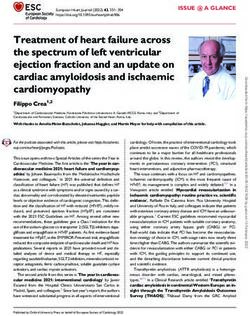 Treatment of heart failure across the spectrum of left ventricular ...