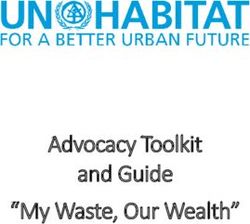 Advocacy Toolkit and Guide "My Waste, Our Wealth" - UN-Habitat