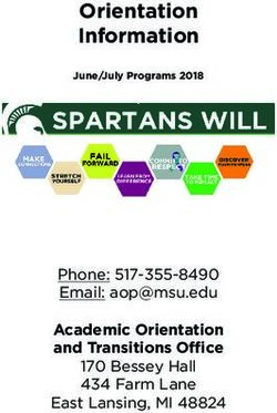 Orientation Information - Academic Orientation and Transitions Office Phone: 517-355-8490 Email: Michigan State ...
