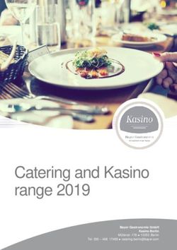 Catering and Kasino range 2019 - Bayer Gastronomie