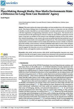 Place-Making through Media: How Media Environments Make a Difference for Long-Term Care Residents' Agency
