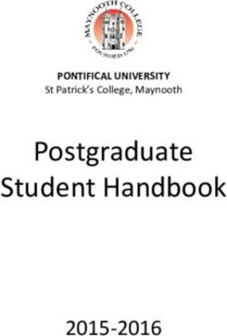 Postgraduate Student Handbook 2015-2016 - PONTIFICAL UNIVERSITY - St Patrick's College ...