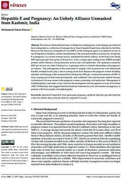 Hepatitis E and Pregnancy: An Unholy Alliance Unmasked from Kashmir, India