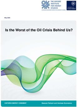 Is the Worst of the Oil Crisis Behind Us? - Oxford Institute for ...