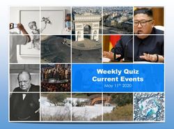 06/03/17 May 11th 2020 - Weekly Quiz Current Events - Haydon Bridge High School