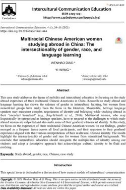 Multiracial Chinese American women studying abroad in China: The intersectionality of gender, race, and language learning