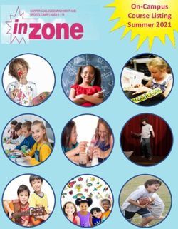 On-Campus Course Listing Summer 2021 - Harper College ...