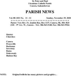 PARISH NEWS - Ukrainian Catholic Eparchy of Saskatoon