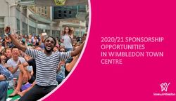 2020/21 SPONSORSHIP OPPORTUNITIES IN WIMBLEDON TOWN CENTRE