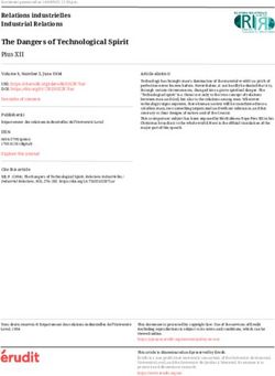 The Dangers of Technological Spirit - Pius XII - Érudit