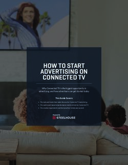 HOW TO START ADVERTISING ON CONNECTED TV