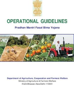 OPERATIONAL GUIDELINES - Pradhan Mantri Fasal Bima Yojana - Department of Agriculture, Cooperation and Farmers Welfare