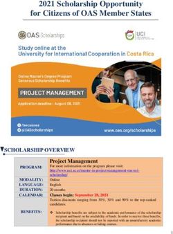 2021 Scholarship Opportunity for Citizens of OAS Member States - OAS Scholarship Program for ...