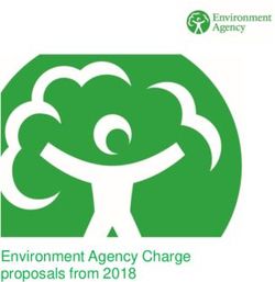 Environment Agency Charge proposals from 2018 - Renewable ...