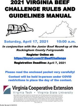 2021 VIRGINIA BEEF CHALLENGE RULES AND GUIDELINES MANUAL - Virginia Cooperative ...