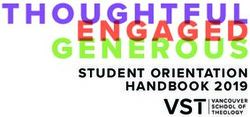 STUDENT ORIENTATION HANDBOOK 2019 - Vancouver ...