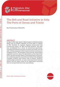 The Belt and Road Initiative in Italy: The Ports of Genoa and Trieste