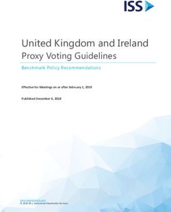United Kingdom and Ireland - Proxy Voting Guidelines Benchmark Policy Recommendations - Institutional ...