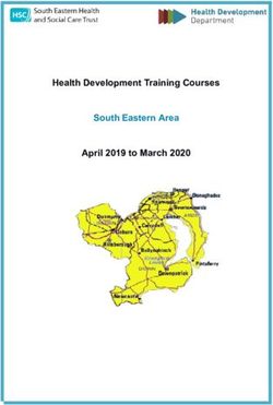 Health Development Training Courses South Eastern Area April 2019 to March 2020 - South Eastern Health and ...