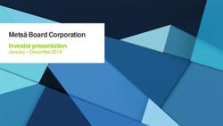 Metsä Board Corporation Investor presentation - January - December 2018