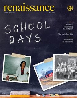 Rookies: celebrating the first year The turbulent '70s Redefining the classroom - RTOERO Magazine - RTO/ERO