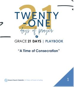 GRACE 21 DAYS | PLAYBOOK "A Time of Consecration" - Grace Church Charlotte